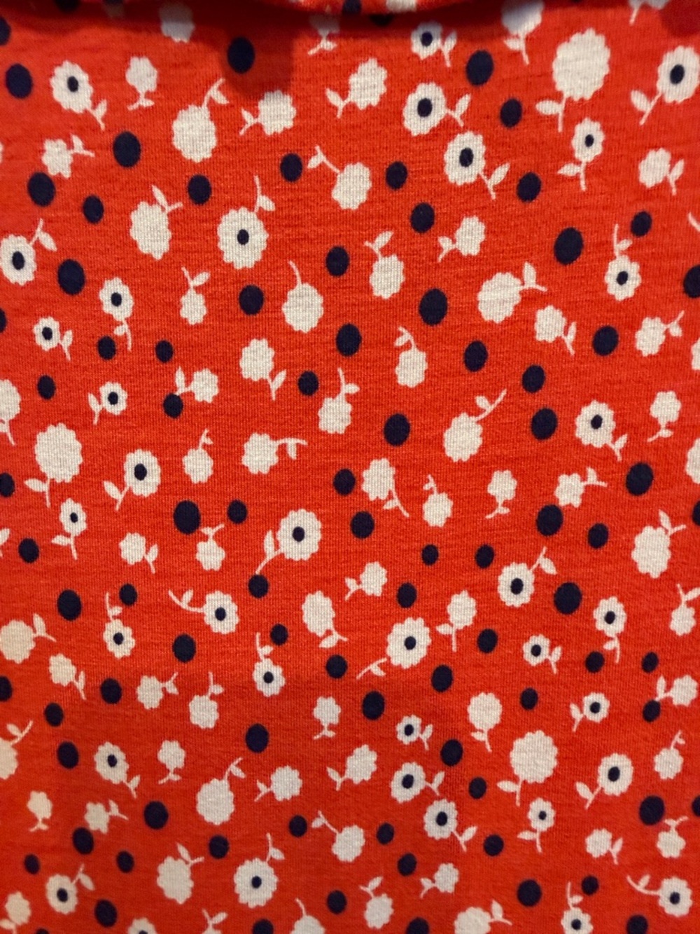 Boden Red Floral Ruffle-Trim Wrap Dress - Picture 4 of 4